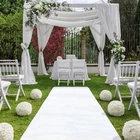 Jiangsu Factory Sale 2mm White Wedding Runner Aisle Top Church Wedding/ Outdoor Turf Wedding Felt Carpet