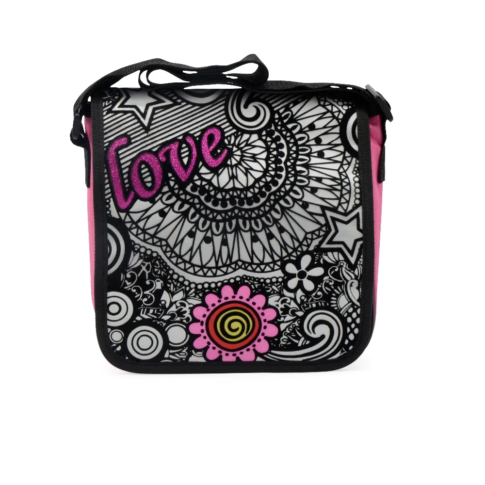 2020 New design fashionable and affordable school DIY kids drawing bag, Pink and black
2020 New design fashionable and affordable school DIY kids drawing bag, Pink and black