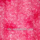 100% polyester printed curly fabric for home textile