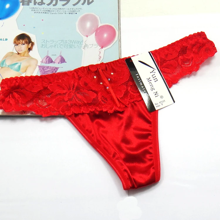 Satin Sexy Junge Mädchen Bikini G String Unterwäsche Hot Damen Tragen Zapfen Wäsche Produkt Id