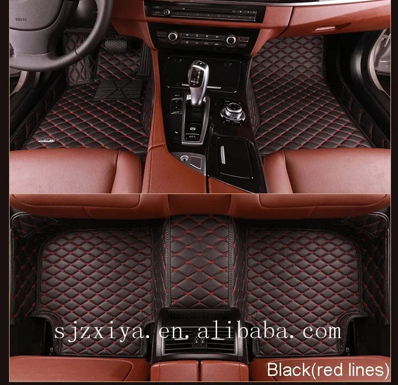 High quality 3D 5D waterproof decorative car floor mats for colorful protect car floor