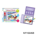 New educational toys children magic water drawing book with pen