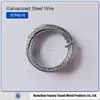 Galvanized flat stitching coil wire braided steel cable