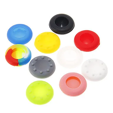 

Mixed Color Silicone Thumbsticks for Xbox360/PS3/PS4/Xbox One Controller Thumb Grips, Black,whitegreen,red,blue,yellow,pink,raibow,clea