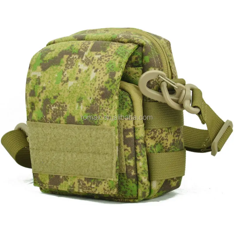 Multi purpose outdoor pouch floral green military admin pouch mini waist bag belt bag