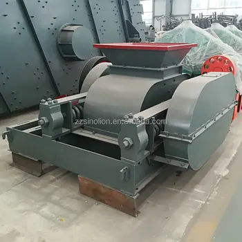 Coal fineness crushing double smooth roller crusher 2PG-750*500 for making briquettes