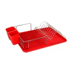 Kitchen Dish Rack / Dish Drainer with Drainerboard/ Drying Rack with Utensil Caddy
