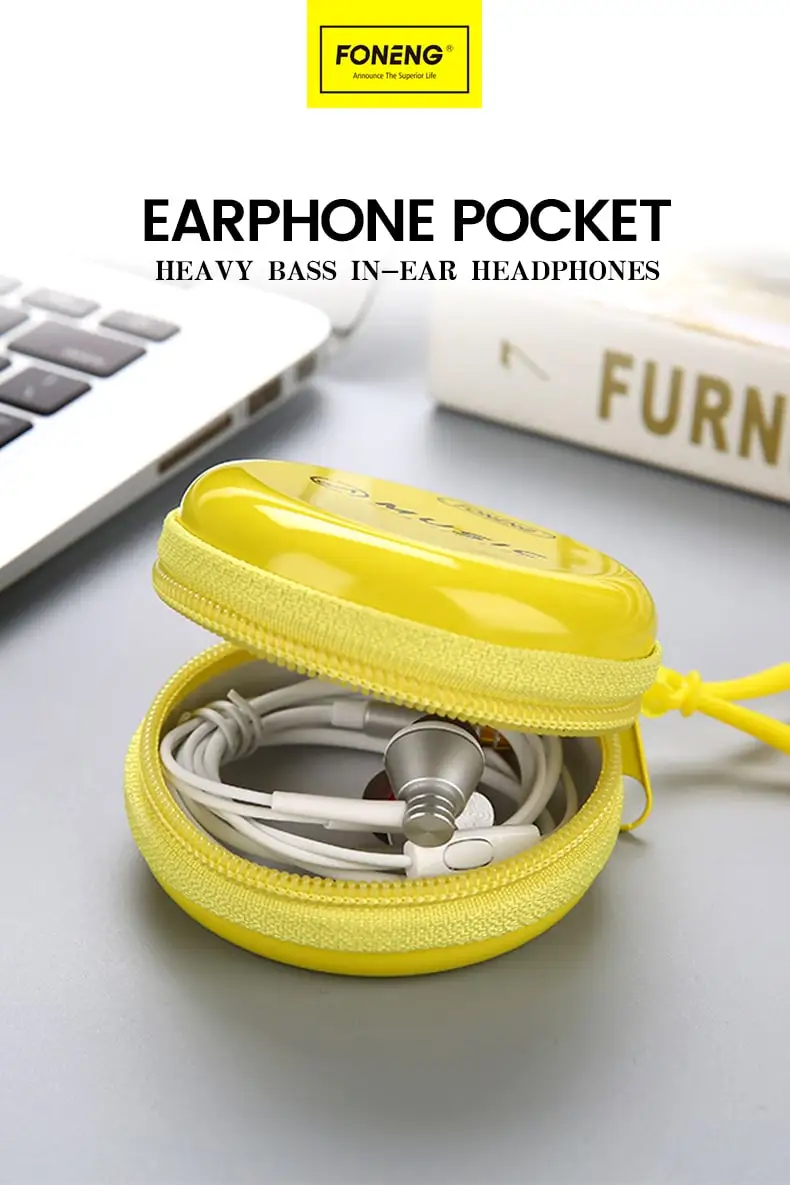 FONENG T8 New Products 2019 Mobile Sport Wired Earphone In ear Earphones - ANKUX.COM