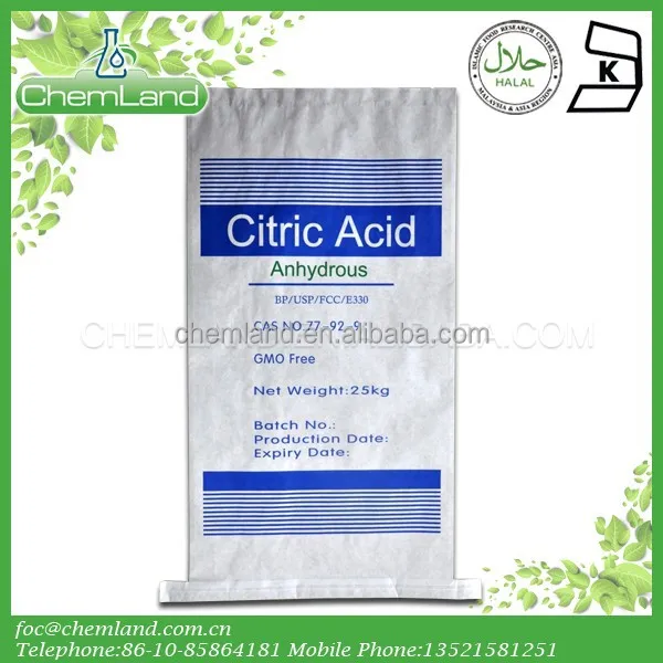 citric acid in food pdf