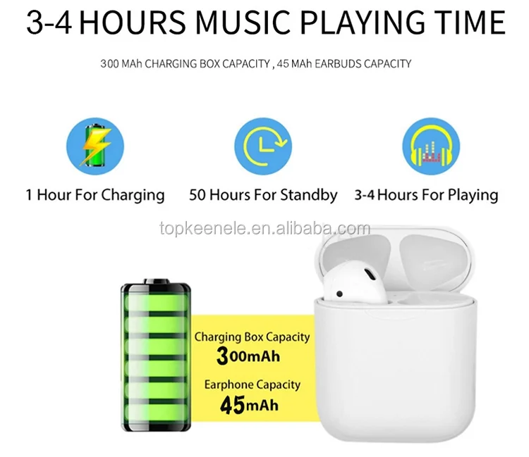 Top quality Airhoa Chip 1:1 i60 tws smart popup tap control blue tooth Earbuds Wireless charing bluetooth Headset - ANKUX.COM