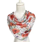 Muslim dubai satin head square hijabs scarf