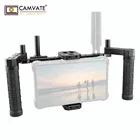 CAMVATE Best Adjustable Professional Video Director's Monitor Cage Kit with Mounting Plate