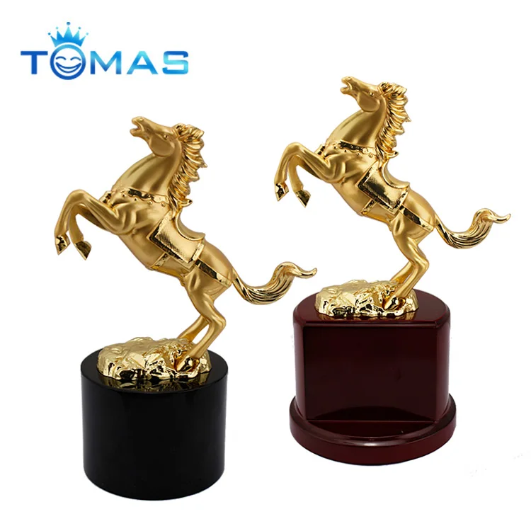 Metal crafts small decorative horse statues