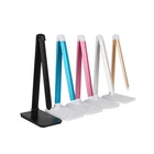 Adjustable 10W Blue Touch Switch LED Desk Lamp USB Study Reading Table Lamp