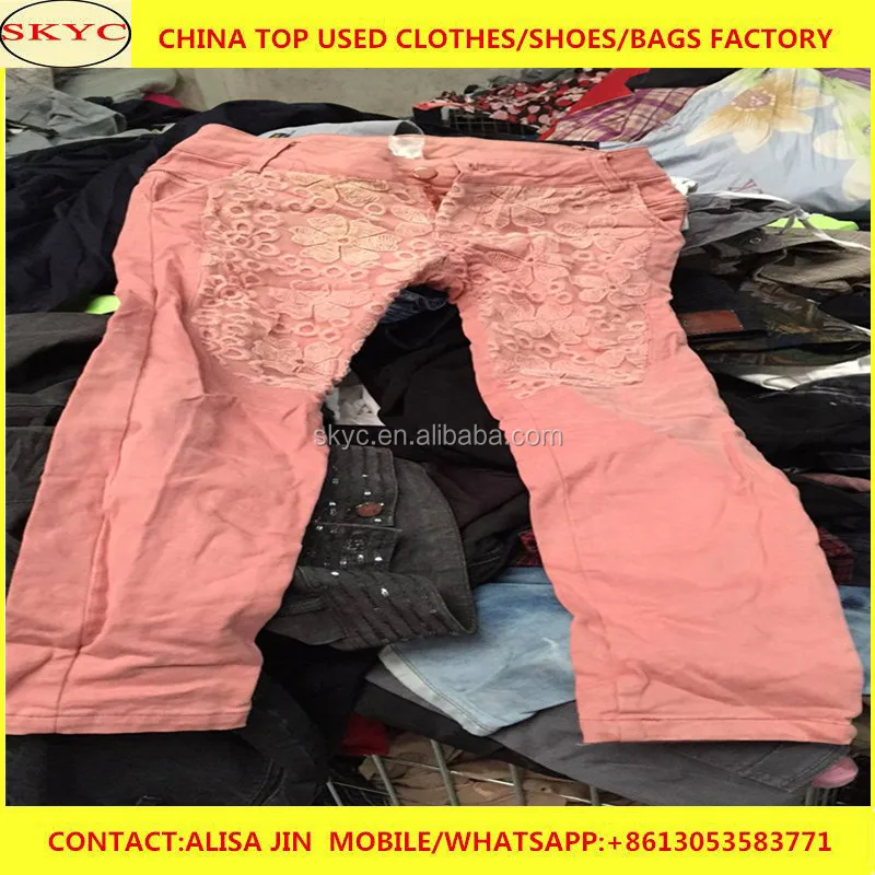 Used clothes for sale container sorted high quality second hand clothing suppliers in Dongguan China
