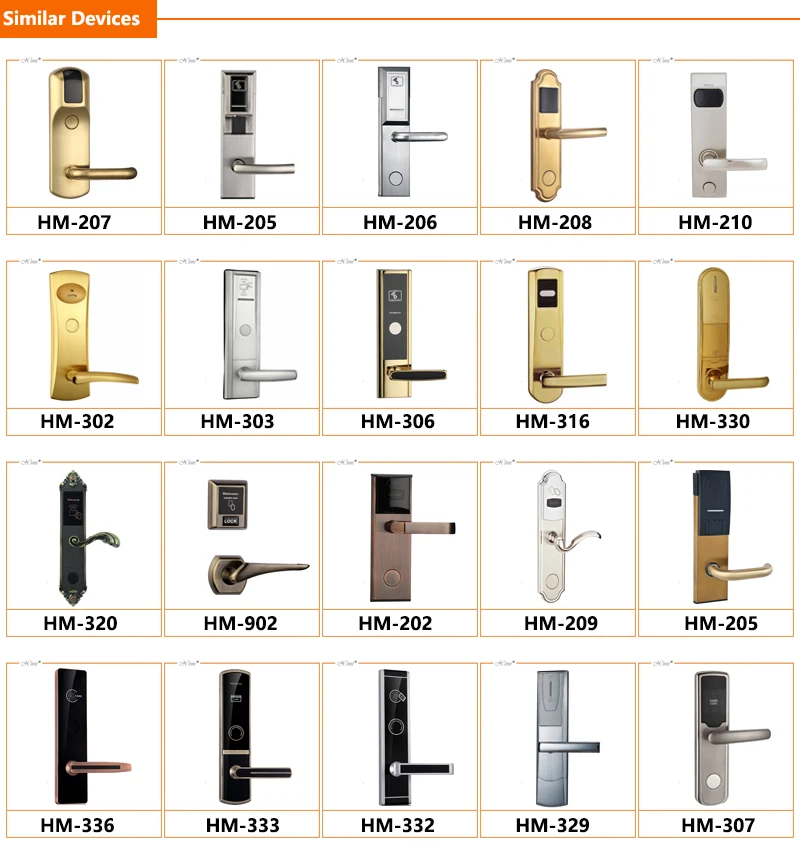 Smart Card Access Control System RFID Card Hotel Door Lock System Smart Card Electric Lock
