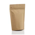 500g 1pound 16 oz kraft paper foil lined stand up pouch coffee food packaging bag with ziplock