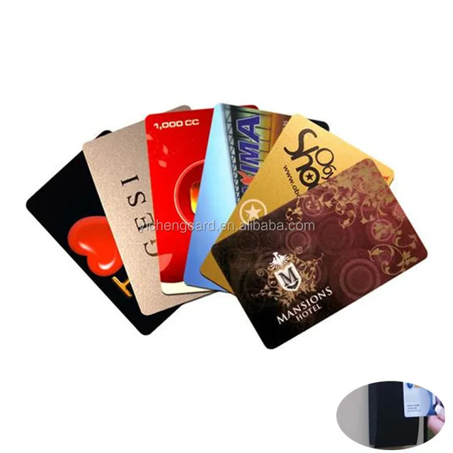 supply blank magnetic stripe smart card blank pvc plastic gift