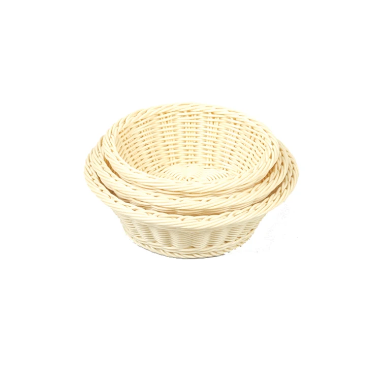 hot sell bushel pp rattan fruit and vegetable basket for