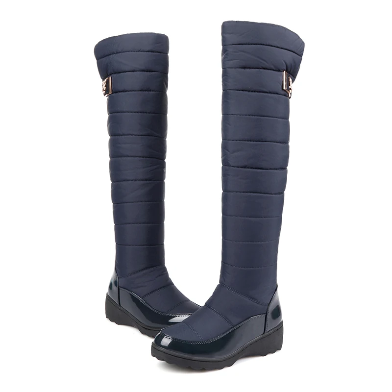 Wholesale russian winter overknee womens snow boots black felt hairy beautiful flat length women warm boots, Black blue
Wholesale russian winter overknee womens snow boots black felt hairy beautiful flat length women warm boots, Black blue