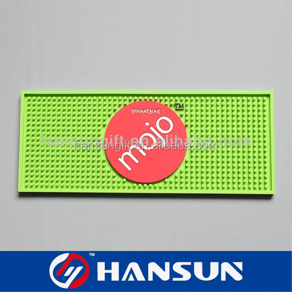 top quality personalized non-slip bar beer drip mat