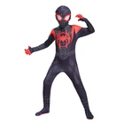 Halloween dresses Lycra Fabric Black Anime Cosplay Costume Tights For Kids