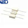 QHDQ3-- 10PCS cement resistance 5W series ceramic resistors/leads / 0.1R 10R 15R 20R-100R Resistor