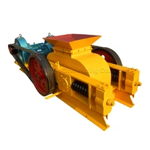 Coal salt double roller crusher machine price toothed roller crusher