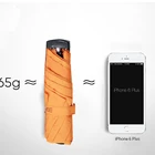 Super small mini flat fold cell phone umbrella with travel size