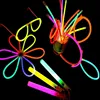 100 Mixed Customized Glow Stick Party Pack 8" light sticks with Connectors
