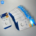 Custom product packaging paper card color printing blister back card with aircraft hole