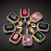 Cubic Zirconia Gem Necklace Pendant Pink/Blue/Green/Red Square Gem Pendant Necklace For Men Hiphop Jewelry
Cubic Zirconia Gem Necklace Pendant Pink/Blue/Green/Red Square Gem Pendant Necklace For Men Hiphop Jewelry