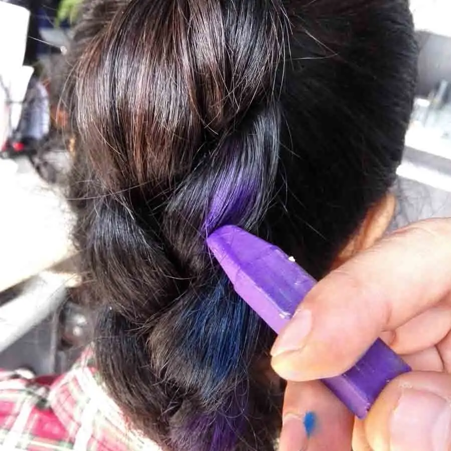 hair chalk stick