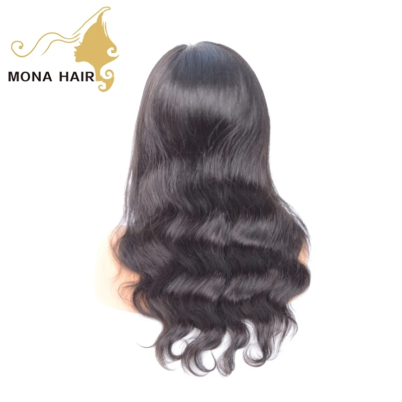 Wholesale price good feedback mongolian full lace wig body wave, Natural color
Wholesale price good feedback mongolian full lace wig body wave, Natural color