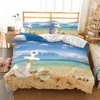 Hot sale bed necessaries ocean series boat anchor comforter duvet cover bed sheet set
