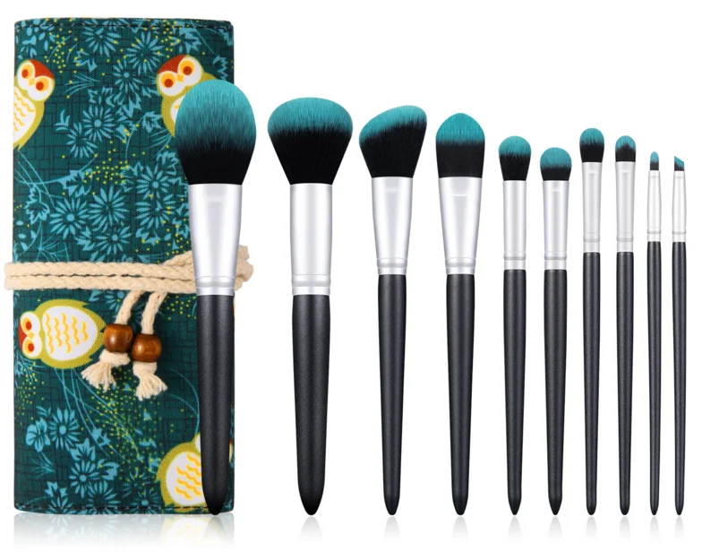 Firefly makeup brush set A full set of brushes for make-up 10 pieces makeup brush set, Blue
Firefly makeup brush set A full set of brushes for make-up 10 pieces makeup brush set, Blue