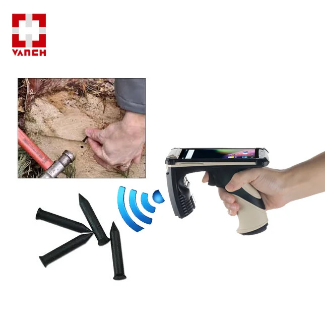 epcg2 rfid nail tag with long range android os handheld reader