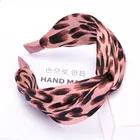 B943 New Arrived 2018 Fashion Hair Accessories Winter Headband Women Girls Leopard Knot Headband