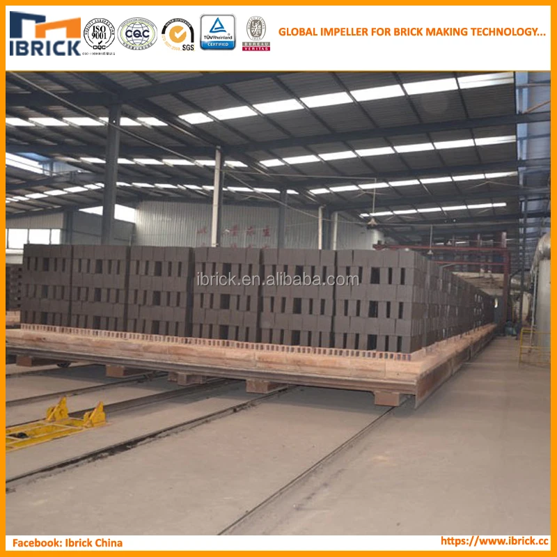 Energy saving fuel clay brick tunnel kiln in clay brick plant production line