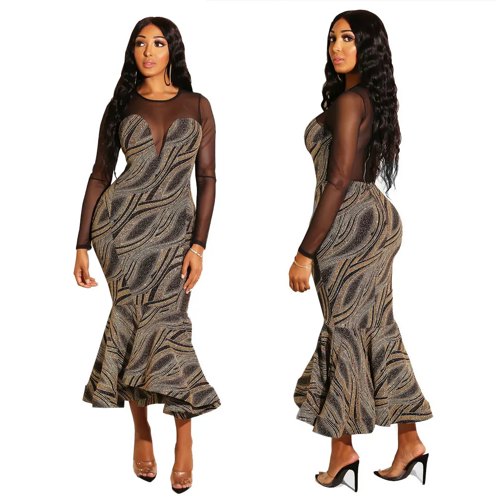 2385 2019 spring news black women swallowtail Gauze stitching tuxedo dress, Brown
2385 2019 spring news black women swallowtail Gauze stitching tuxedo dress, Brown
