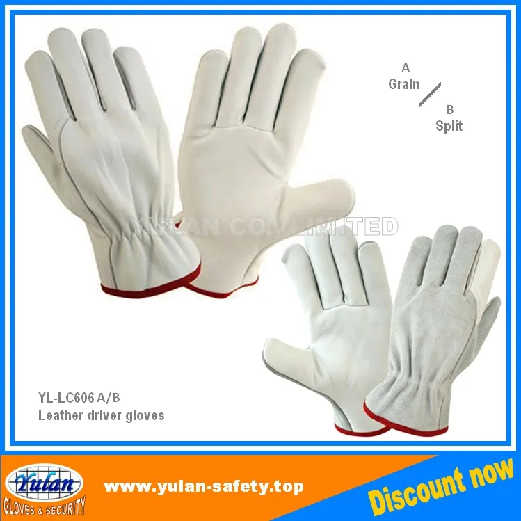 Yulan LC606 winter finger sheep skin leather gloves for men
