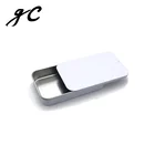 White Storage Mint Tin Can Packaging Small Sliding Tin Box Sliding Lid