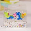EasternHope Candle Blue Green Pink Yellow Unique Dinosaur Candles Kids Birthday Candles Dinosaur Birthday Party Decoration