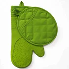 Pot Holder Pot Holder Oval Pot Holder Oven Mitt Pockets Heat Resistant Silicone Set