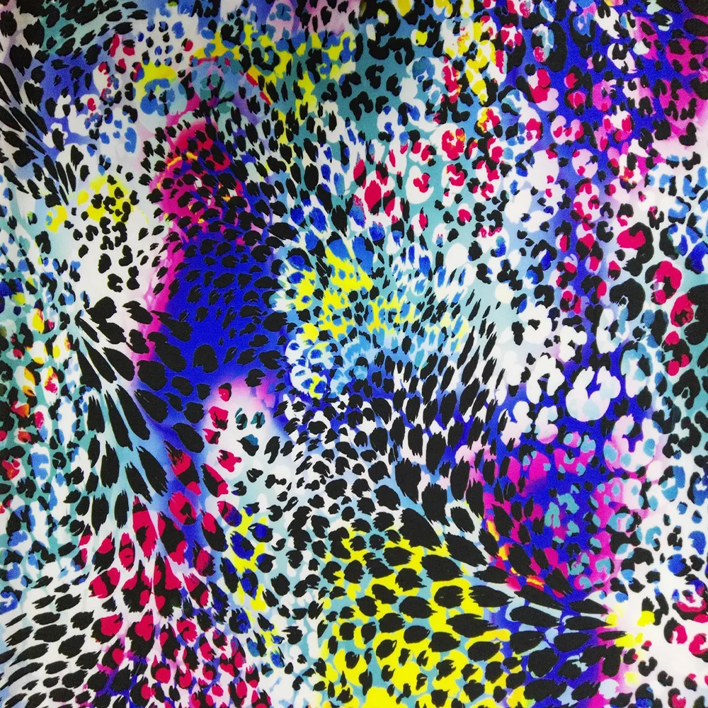 Printed Polyester Spandex Fabric