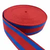 Manufacture 65mm width red blue polyester cotton special stable webbings