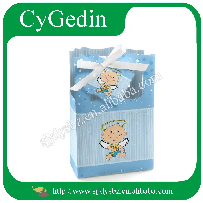 colorful paper gifts bag with handle for packing presents