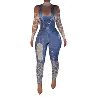 New Arrivals Spring Fashion Women Casual O-Neck Back Zipper Long Sleeve Floral Print T-shirt Denim Pants Patchwork Jumpsuit
New Arrivals Spring Fashion Women Casual O-Neck Back Zipper Long Sleeve Floral Print T-shirt Denim Pants Patchwork Jumpsuit