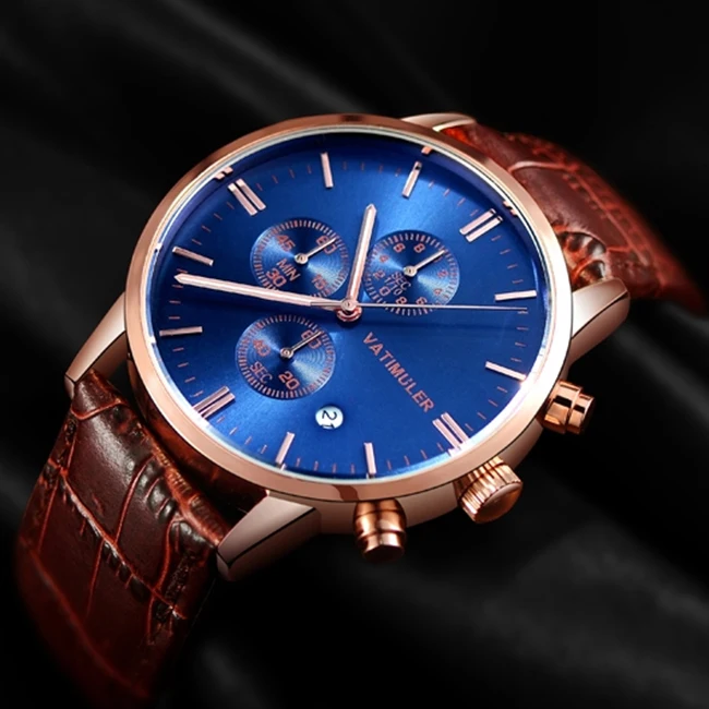 

luminous Chronograph Sports watch mens western wristwatches ready to ship wrist watches