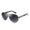 Cheap Price Fashion Customized Durable Double Bridge Metal Sun Glasses Sunglasses